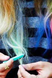 Yesterday i dyed my hair dark brown but its turned out jet black. Do It Yourself Date Night Hair For Valentine S Day And Beyond Thefashionspot Hair Chalk Hair Styles Hair
