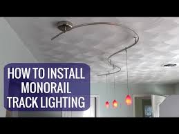 How To Install A Monorail Track Lighting System Youtube