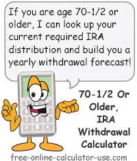 Ira Future Withdrawal Calculator Forecast Rmds Through Age 113