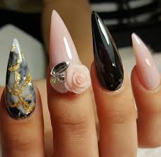 Acrylic nails often get a lot of bad press. 3d Rose Acrylic Nails New Expression Nails
