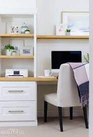 The room offers a nice bed set up along with a tray. Built In Office Nook Part One Free Plans Nick Alicia