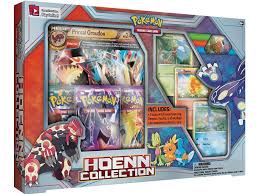 Hoenn Collection Box Includes 1 Of 2 Foil Oversize Cards Featuring Primal Groudon Ex Or Primal Kyogr Pokemon Trading Card Pokemon Trading Card Game Pokemon