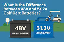 What Is The Difference Between 48V And 51.2V Golf Cart Batteries?