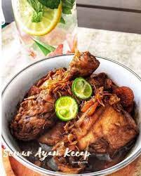 Semur Ayam Kecap Resep Masakan Resep Masakan Indonesia Resep