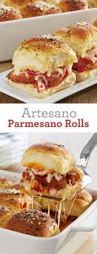 Artesano Parmesano Rolls Recipe Recipe Mini Sandwiches Sara Lee Bread Food