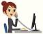 Clipart Receptionist Cartoon