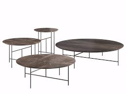 Contemporary Style Round Coffee Table Sen By De Padova Design Kensaku Oshiro Coffee Table Contemporary Coffee Table Round Coffee Table