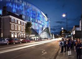Find deals on spurs tottenham in sports fan shop on amazon. Tottenham Unveil Plans For Stunning Led Lights Outside New 850million Stadium To Make It Glow At Night Mirror Online