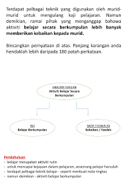 Untuk memaksimalkan belajarmu, belajar sebentar namun sering. Karangan J2