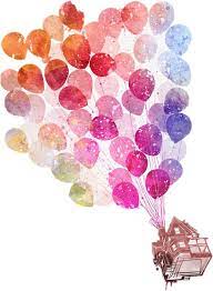 Watercolour Up House Sticker By Printz In 2021 Watercolor Disney Disney Wallpaper Cute Disney Wallpaper