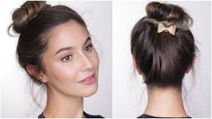 Affordable Back To School College Hair Makeup Tutorial Tutorial Video Shameless Fripperies College Hairstyles Hair Makeup Hair Bun Tutorial