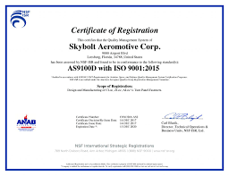 Skybolt Manufactures Camloc Dzus And Airloc Compatible Fasteners Skybolt Achieves As9100d Iso 9001 2015 Certification Skybolt Manufactures Camloc Dzus And Airloc Compatible Fasteners