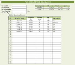 This Fuel Consumption Calculator Is An Excel Template To Calculate Average Cost And Mileage Per Liter Excel Templates Budget Template Free Spreadsheet Template