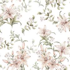 This victorian kitchen combines soft gray and solid black perfectly to create a nice vintage look. Lilies Flowers Cotton Fabric Vintage Floral Modern Nursery Premium Digital Print Cotton Width 155cm 61 Lily Flower Flower Print Pattern Nursery Fabric