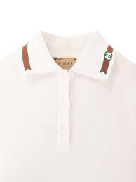 Using a home embroidery sewing machine to embroider a tee shirt or sweat shirt is a common way to use an embroidery machine. Gucci Collar Embroidery Polo Shirt In White Polo Shirts 629707xjc859023