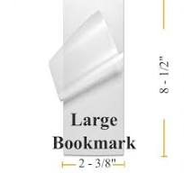 5 MIL 2 3/8" x 8 1/2" Large Bookmark Laminating Pouches