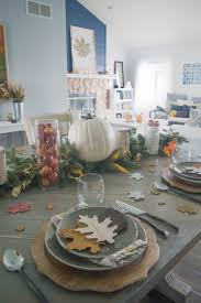 Set out cheap and tasty options such as caramelized onions, cheese, and spinach and let your guests add what suits their fancy. Fall Entertaining Table Setting Ideas 1 Of 1 Our House Now A Home