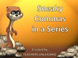This 32 Slide Animated Presentation Teaches Students How To Insert Commas In A Series Of Words Or Phrases Commas In A Series Guided Practice Powerpoint Lesson