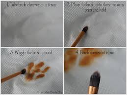 how to clean makeup brushes with mac