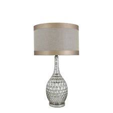 Product overview this elegant, transitional ivyford buffet table lamp boasts a mercury glass and clear crystal body. Small Mercury Glass Table Lamp Eyres Furniture