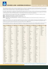 Please search any specific suburb name below to view the monthly load shedding schedule. Eskom Confirms Stage One Load Shedding South Coast Sun