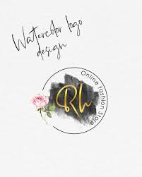 Flower Logo Boutique Logo Business Logo Fashion Logo Premade Logo Store Logo Shop Logo Logos Watercolor Logo Design Logo Design Watercolor Logo