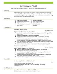 Best Professional Security Officer Resume Example Livecareer In 2020 Resume Examples Security Resume Resume Objective Examples