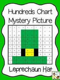 St Patrick S Day Mystery Picture Fun Mystery Pictures Hundreds Chart March Math