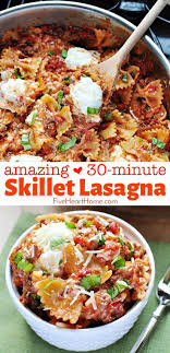 30 Minute Skillet Lasagna Beef Recipes Easy Quick Ground Beef Recipes Easy Beef Recipes Easy
