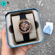 Enjoy free delivery above rm99 cash on delivery 30 days free return. Fossil Tailor Mechanical Black Leather Automatic Ladies Watch Me3164 Shopee Malaysia