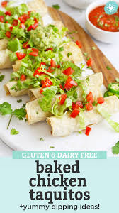 • 99% would make again. Baked Chicken Taquitos Gluten Free Easy One Lovely Life