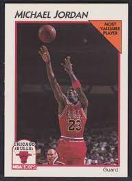 Thanks to a partnership with ebay, here's an automatically updated, live list of the current 'most watched' jordan cards for auction. 1991 92 Nba Hoops Mvp Michael Jordan 5 On Kronozio