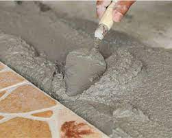 Big tiles like that will be very difficult to get to look nice with such a wavy floor. Cement Sand Ratio For Tiles Flooring What Is Ratio Of Sand Cement Used To Fix Tiles On Floor