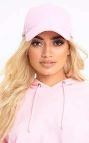 Hats Women S Hats Headwear Prettylittlething Usa Pink Baseball Cap Hats For Women Baseball Cap
