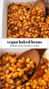 Easy Vegan Baked Beans Sweet And Smoky Karissa S Vegan Kitchen Recipe In 2020 Vegan Bean Recipes Baked Beans Vegetarian Recipes Easy