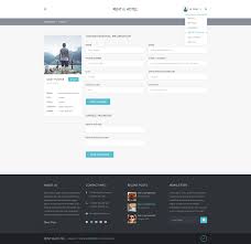 Rent A Hotel Hostel Guest House Booking Website Psd Template Booking Website Guest House Psd Templates