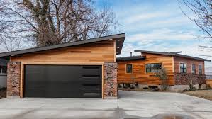 Timber And Love Design And Build Blog Boise Boys S01 E01 The View House Garage Door Design Modern Garage Doors Modern Garage
