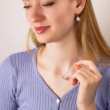 Diamond Birthstone Necklace For Daughter And Mother Diamond Birthstone  Necklace For Daughter April Birthstone Necklace, Silver Initial Necklace,  Rock Tiffany & Co