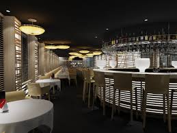 Inspiring Restaurant Concept Design Ideas With Round Shape Bars Counter Table Nha Hang Nha