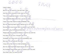 Crazy Arms Jerry Lee Lewis Guitar Chord Chart Guitar Chords For Songs Guitar Chords Guitar Chord Chart