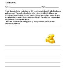 Open Ended Math Word Problems Parts 1 2 Math Word Problems Word Problems Math