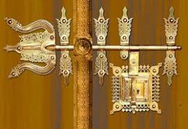 Manichithrathazhu Doors Manichitrathazhu Doors Lock Kerala Unique House Design Double Door Design Simple House Design