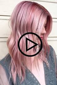 rose gold highlights mittlere lange rosegoldhaar a eine rose gold haar farbe ist oft get haarfarben haarschnitt lange haare rosegold highlights