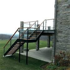 Homeadvisor's home addition cost calculator gives average costs to build an extension per square foot. Prefabricated Exterior Stairs Metal Outdoor Stairs Hot Sale Buy Straight Steel Staircase Outdoor Staircase Double Beam Staircase Product On Alibaba Com