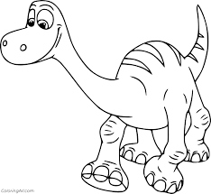 His younger sister is darlene bunch. Arlo The Apatosaurus Coloring Page Coloringall