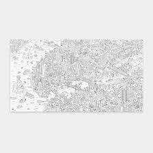 colorier les pages voyageuses de pauline stylish kids colouring wall design art coloriage thor avengers