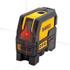DW0822 165 ft. Red Self-Leveling Cross-Line and Plumb Spot Laser Level with (3) AAA Batteries & Case Dewalt