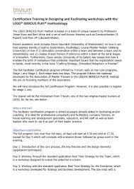 Eu citizens have a right to live in any eu country and can cross borders with ease. Facilitator Training In Lego R Serious Play R 2012