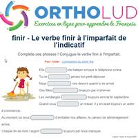 Exercice.fr entraine les enfants pour maitriser leurs leçons de cp, ce1, ce2, cm1, cm2. Le Verbe Finir A L Imparfait De L Indicatif Exercice De Francais Cm1