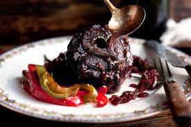 Lamb Necks Braised In Wine With Peppers Recipe Recipe Braised Lamb Lamb Neck Recipes Recipes
